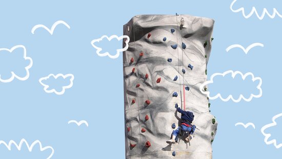 Hoch hinaus im Rosenberg!🧗‍♀️